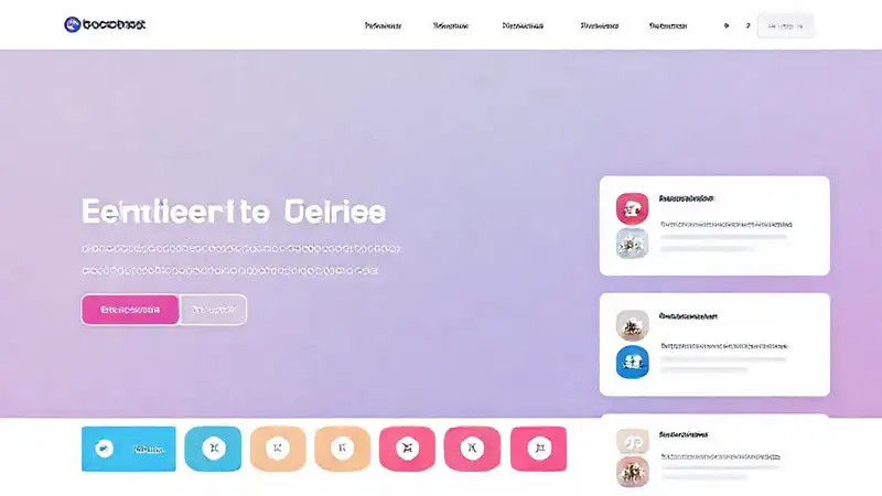 Interfaz web moderna