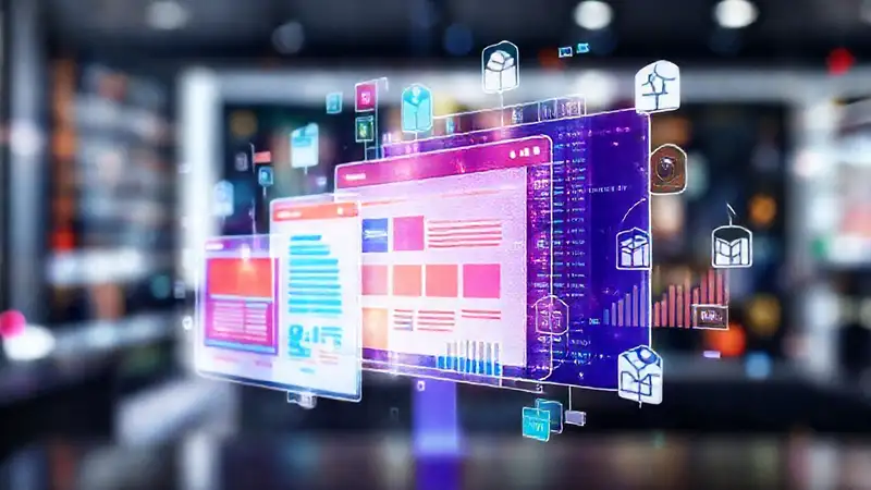 Arte digital moderno optimizado y vibrante