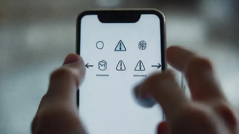Tutorial móvil: manos y alertas claras