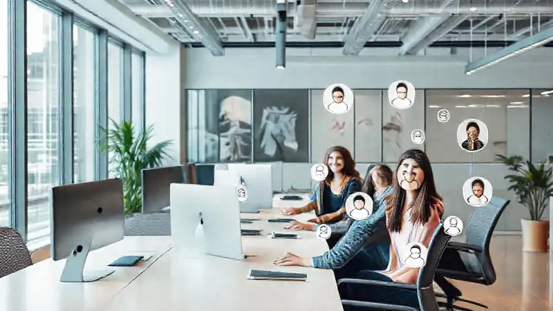 Espacio de oficina moderno y conectado