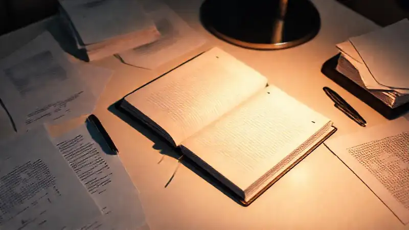 Un escritorio elegante evoca concentración tranquila