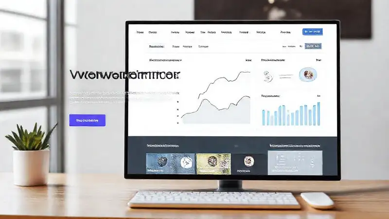 Mockup web moderno