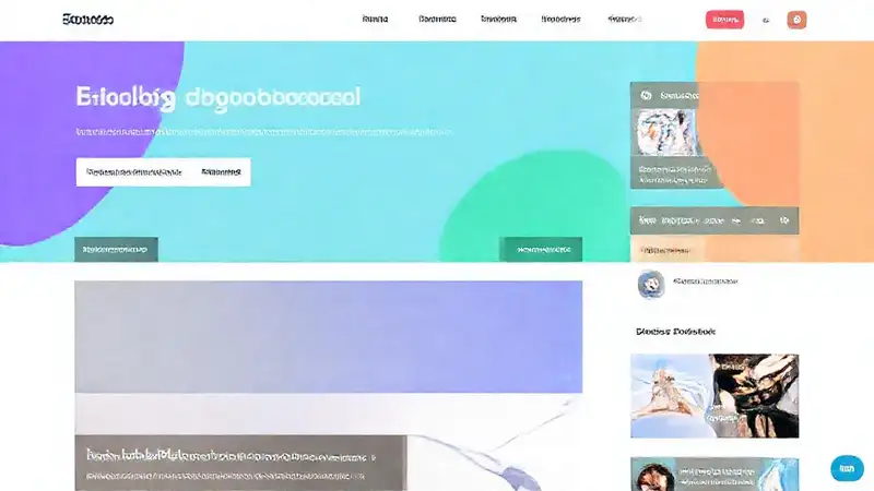 Diseño web moderno y colorido