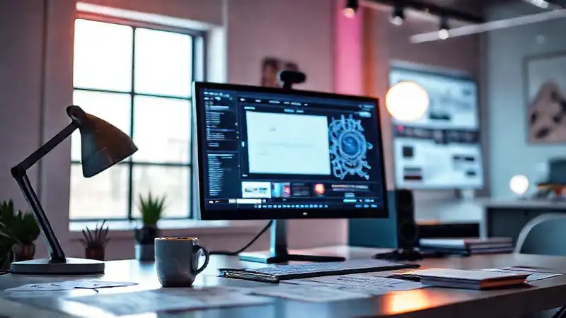 Espacio de diseño elegante y creativo