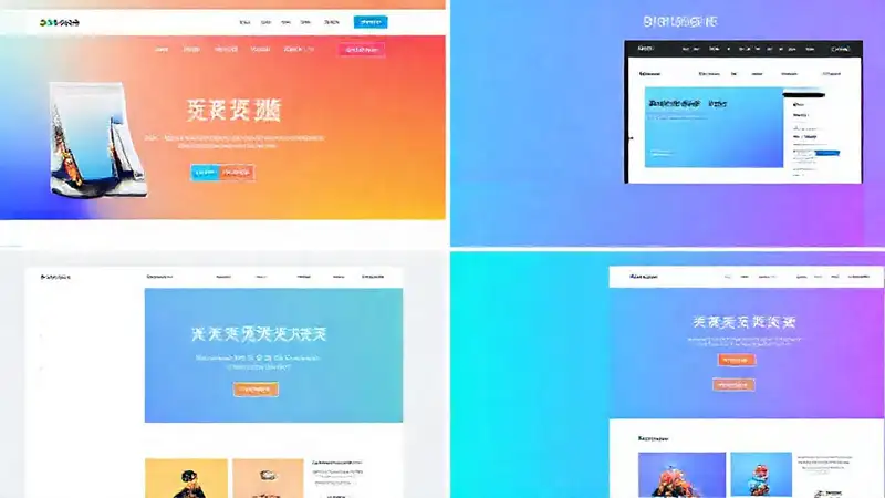 Diseños web modernos contrastan visualmente y son limpios