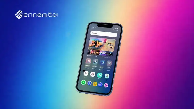 Interfaz móvil moderna y atractiva