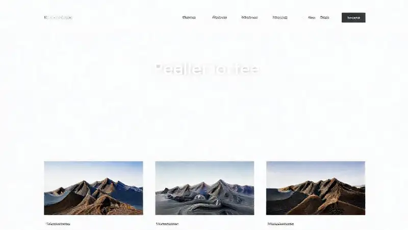 Mockup web optimizado visualmente y claro