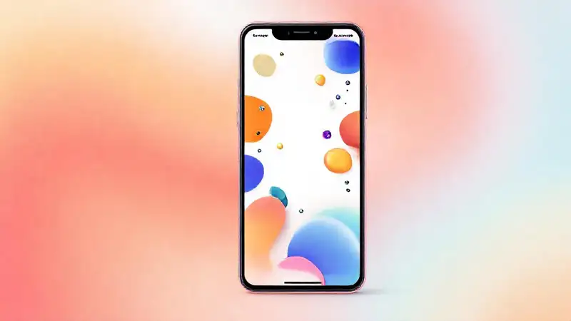 Mockup de teléfono con interfaz moderna