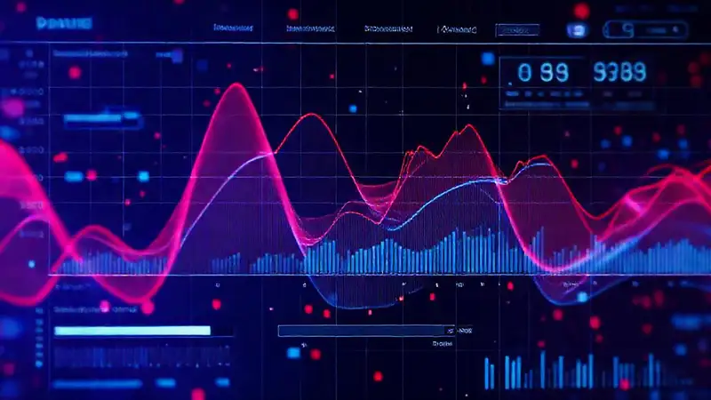 Visualización digital futurista y conectada