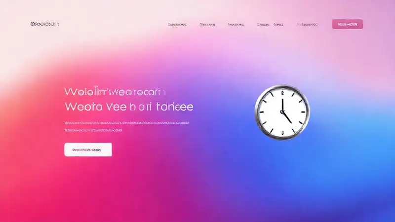 Un sitio web minimalista con estética profesional
