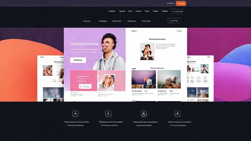 Diseño web elegante y moderno visualmente