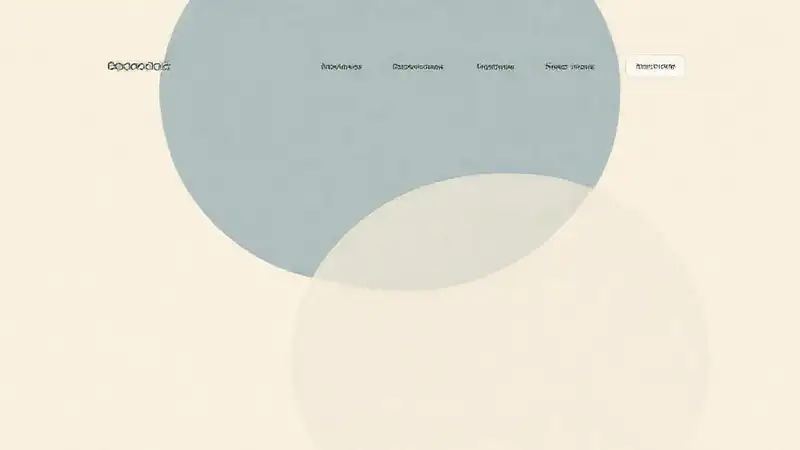 Diseño minimalista equilibra elementos visuales claros
