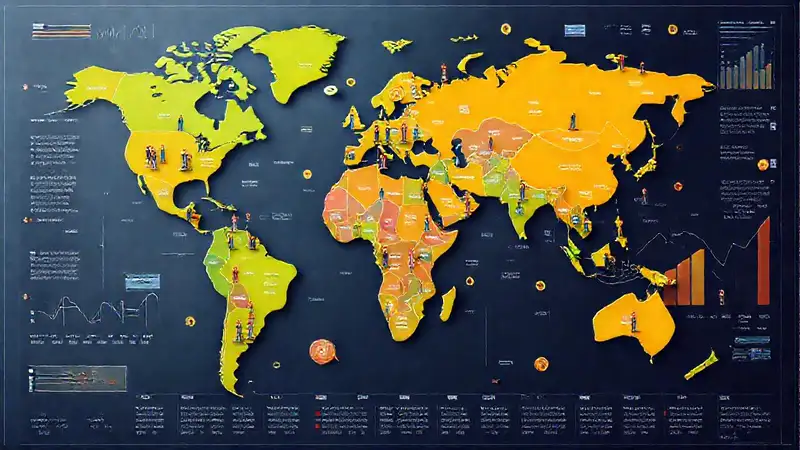 Mapa global visualiza finanzas globales