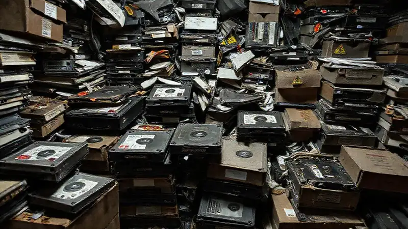 Es un rincón de tecnología olvidada