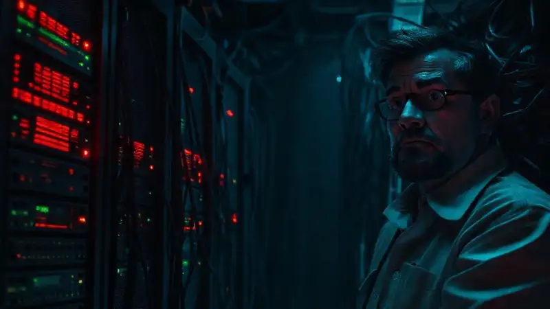 El servidor oscuro causa caos digital