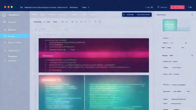 Interfaz web moderna con diseño vibrante