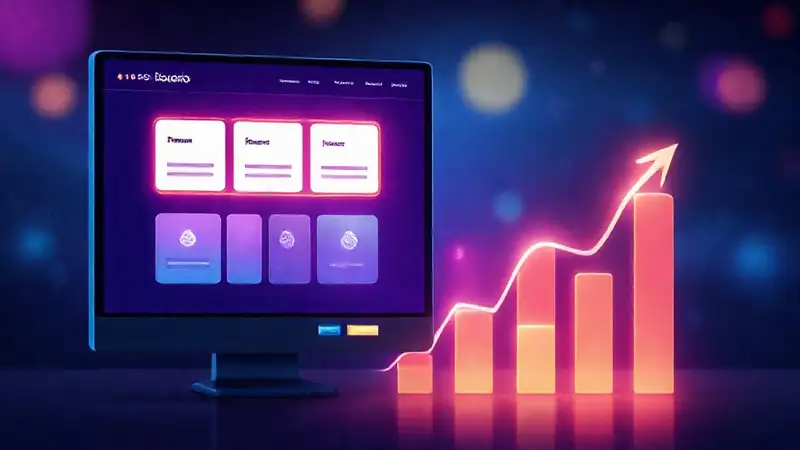 Interfaz animada: diseño vibrante e informativo