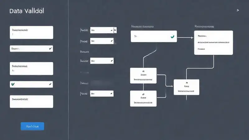 Una interfaz digital valida datos visualmente