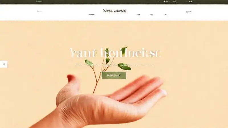 Blog minimalista: diseño elegante y plantado
