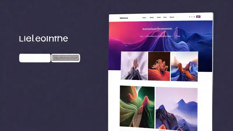 Un diseño web elegante y vibrante