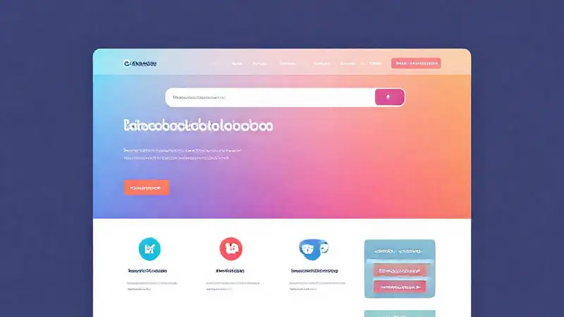 Interfaz web moderna y atractiva