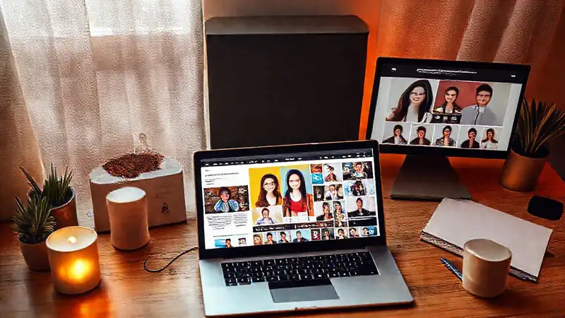 Diseño digital acogedor para blogs creativos