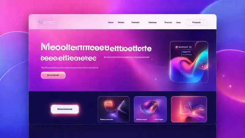 Interfaz web moderna y atractiva digitalmente