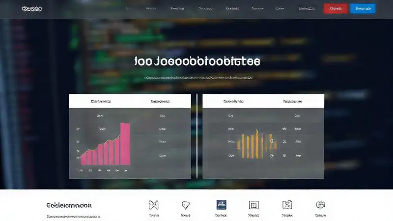 Interfaz web moderna, limpia y vibrante