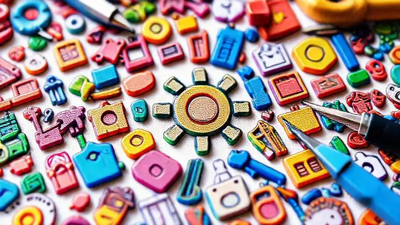 Diseño digital colorido e innovador