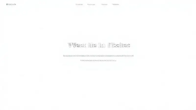Un diseño web minimalista y claro