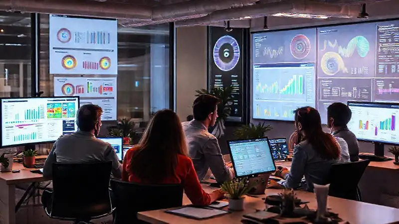 Oficina moderna: datos, creatividad y colaboración