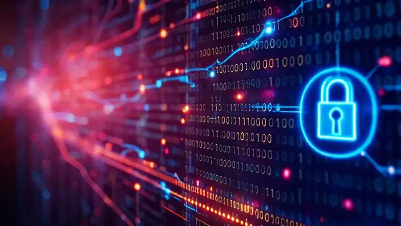 Un efecto digital futurista y seguro