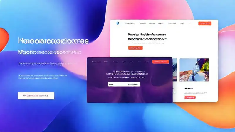 Interfaz web moderna y vibrante