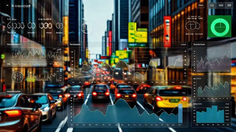 Una calle urbana muestra flujo dinámico