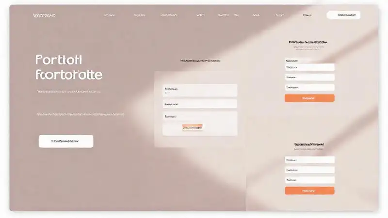 Un portafolio digital minimalista y atractivo