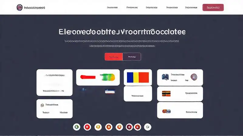 Un sitio web elegante y multilingüe