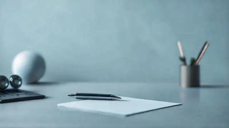 Un escritorio minimalista transmite calma profesional