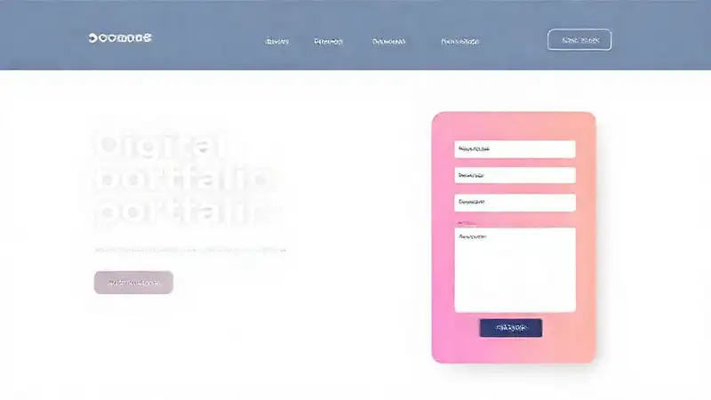 Un portafolio digital atractivo y moderno