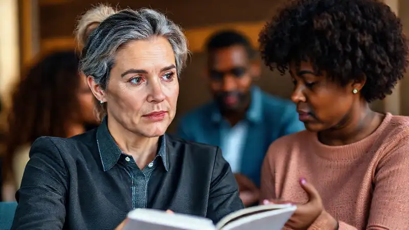 Un cliente atento escucha con empatía