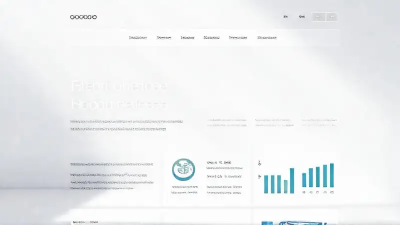 Diseño web elegante y moderno visual