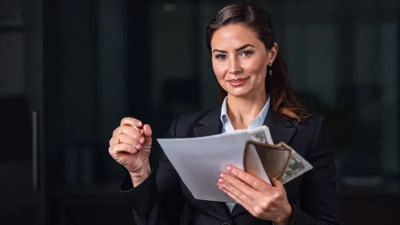 La empresaria proyecta éxito legal y financiero