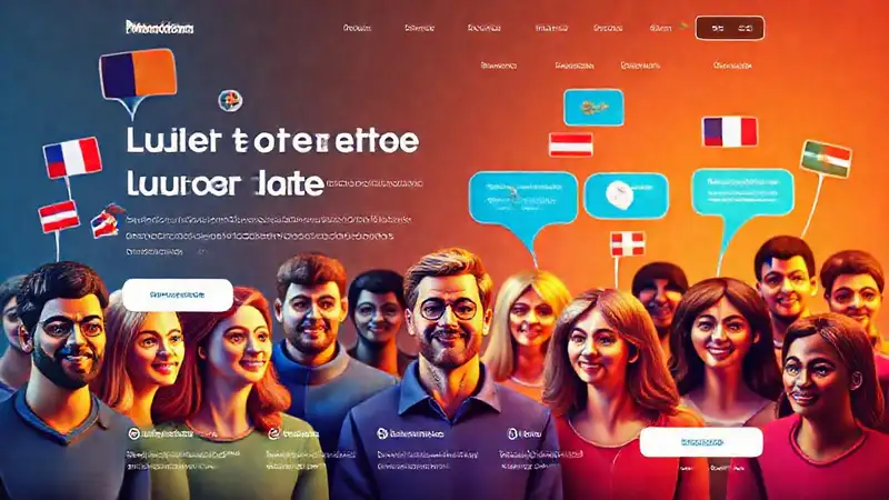 Una página web vibrante y global