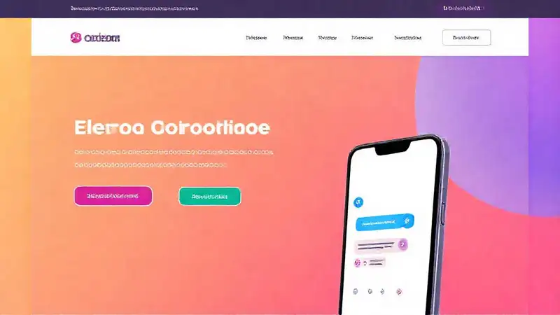 Sitio web moderno y atractivo visualmente
