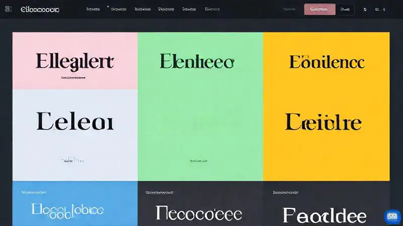 Diseño elegante y moderno con tipografía